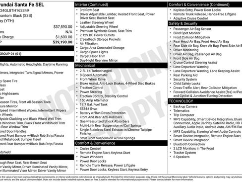 Used 2026 Hyundai Santa Fe SEL FWD image 43