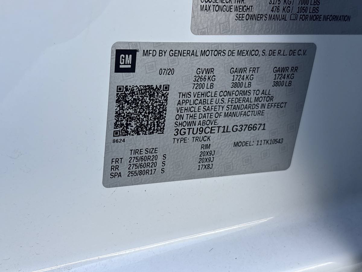 Used 2020 GMC Sierra 1500 Elevation w/ Elevation Value Package AWD/4WD image 24