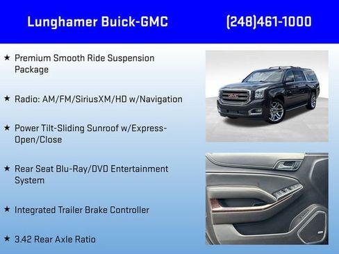 Certified 2016 GMC Yukon XL SLT w/ Open Road Package image 12