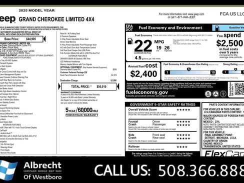 New 2025 Jeep Grand Cherokee Limited image 26