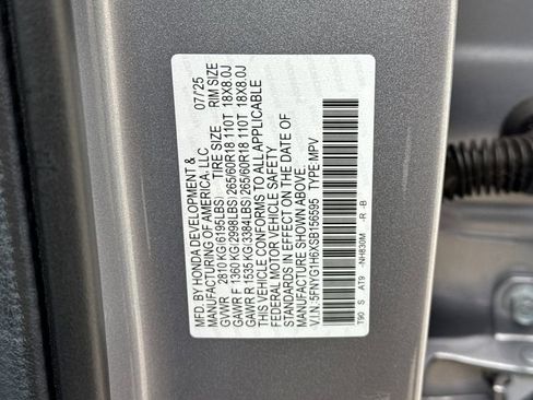 Certified 2025 Honda Pilot TrailSport image 38