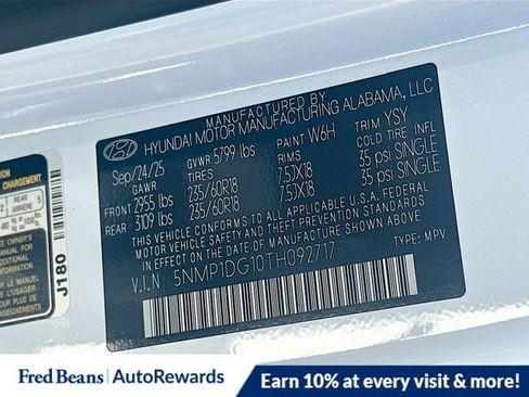 New 2026 Hyundai Santa Fe SE image 8