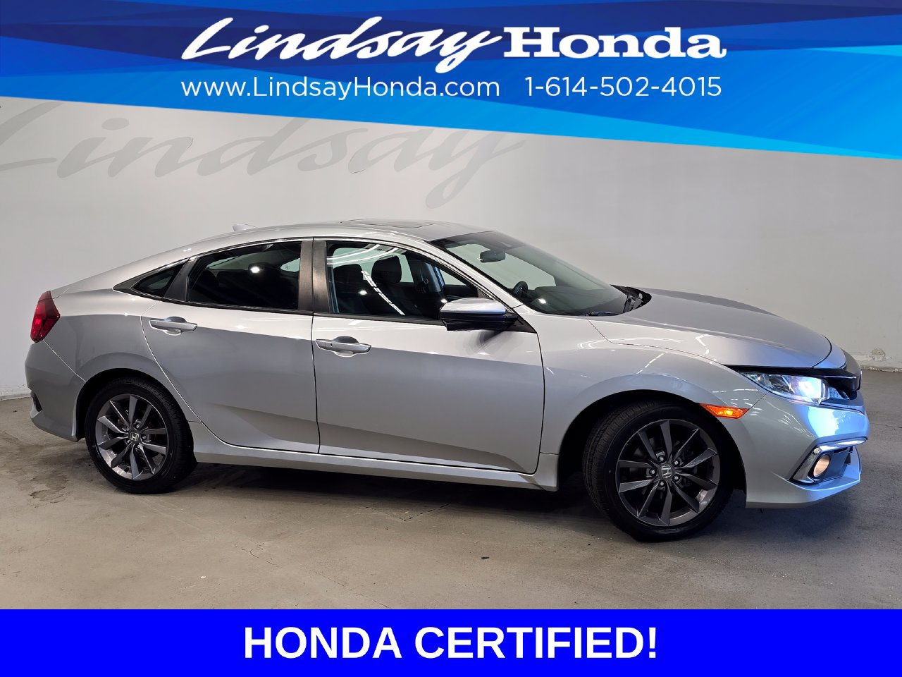 Certified 2021 Honda Civic EX image 3