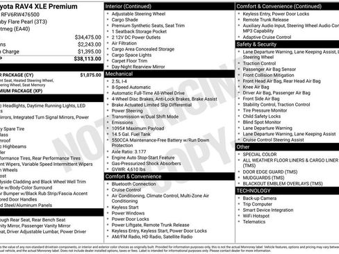 Certified 2024 Toyota RAV4 XLE Premium w/ Weather Package AWD/4WD image 60