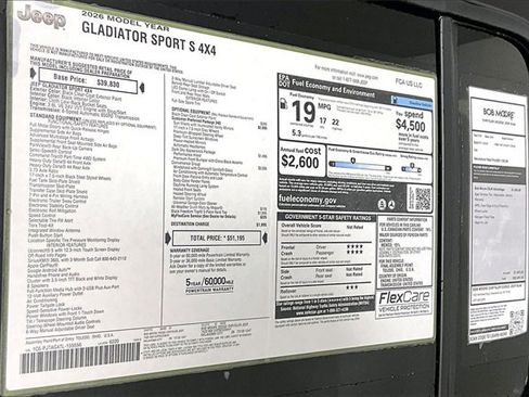 New 2026 Jeep Gladiator Sport image 14