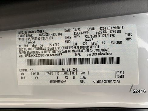 Used 2023 Ford Transit 350 XLT image 15