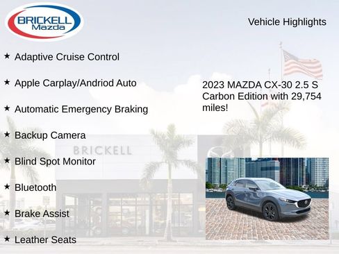 Used 2023 MAZDA CX-30 AWD 2.5 S w/ Preferred Package image 16