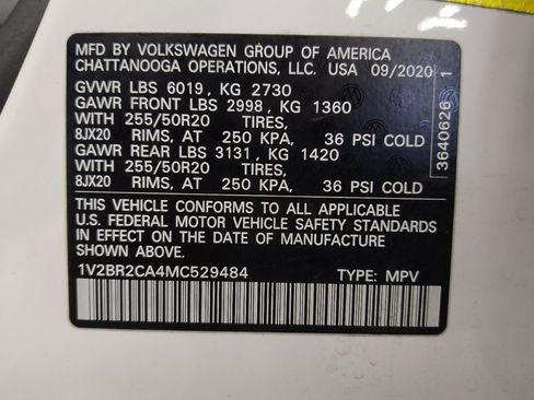 Used 2021 Volkswagen Atlas SEL AWD/4WD image 33