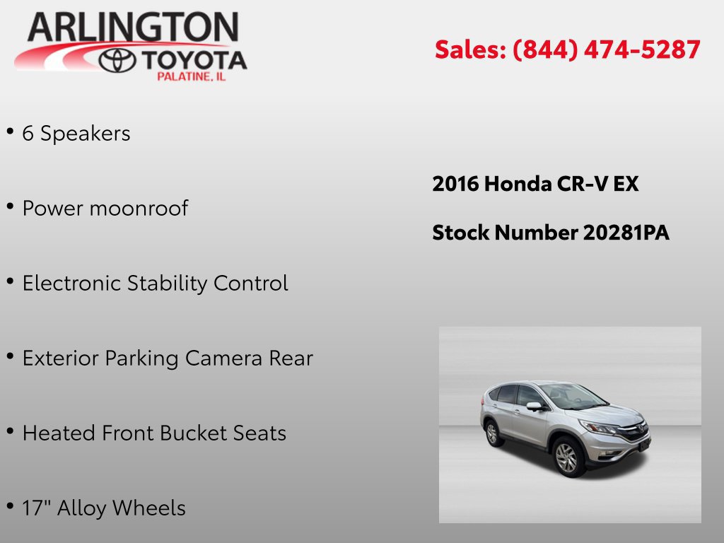 Used 2016 Honda CR-V EX image 2