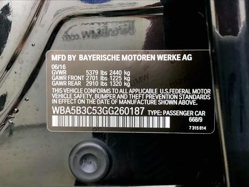 Used 2016 BMW 535i xDrive Sedan AWD/4WD image 36