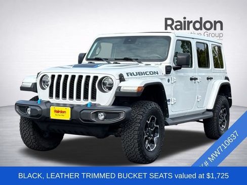 Used 2021 Jeep Wrangler Unlimited Rubicon 4xe w/ Cold Weather Group AWD/4WD image 3