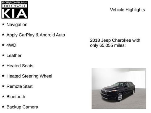 Used 2018 Jeep Cherokee Latitude Plus w/ Cold Weather Group image 7
