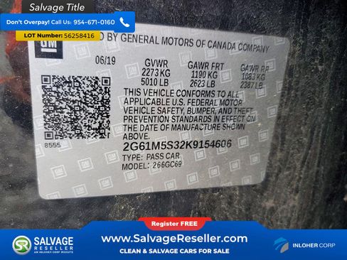 Used 2019 Cadillac XTS Luxury FWD image 16