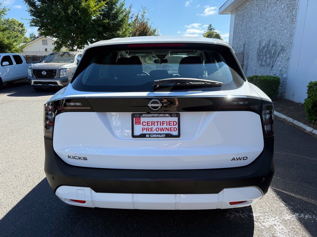 Certified 2025 Nissan Kicks S AWD/4WD image 6