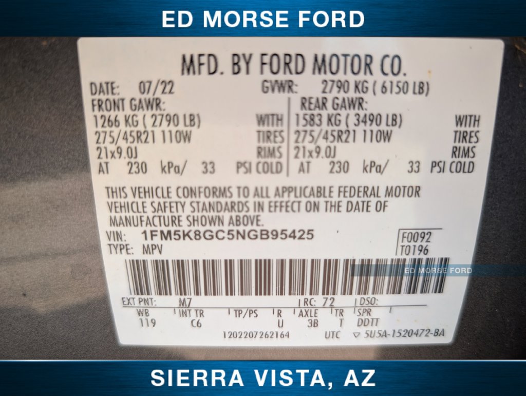 Used 2022 Ford Explorer ST w/ Equipment Group 401A AWD/4WD image 23