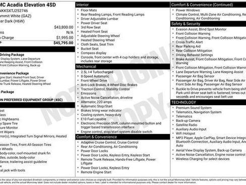 Used 2026 GMC Acadia Elevation FWD image 2