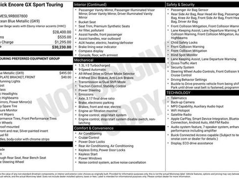 Used 2024 Buick Encore GX Sport Touring AWD/4WD image 7