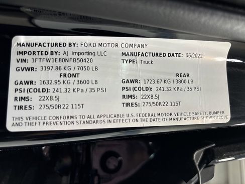 Used 2022 Ford F150 Limited image 30