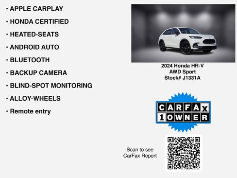 Used 2024 Honda HR-V Sport image 7