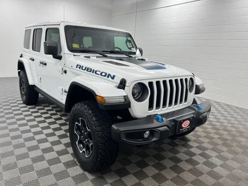 Used 2023 Jeep Wrangler Unlimited Rubicon 4xe w/ Cold Weather Group AWD/4WD image 1