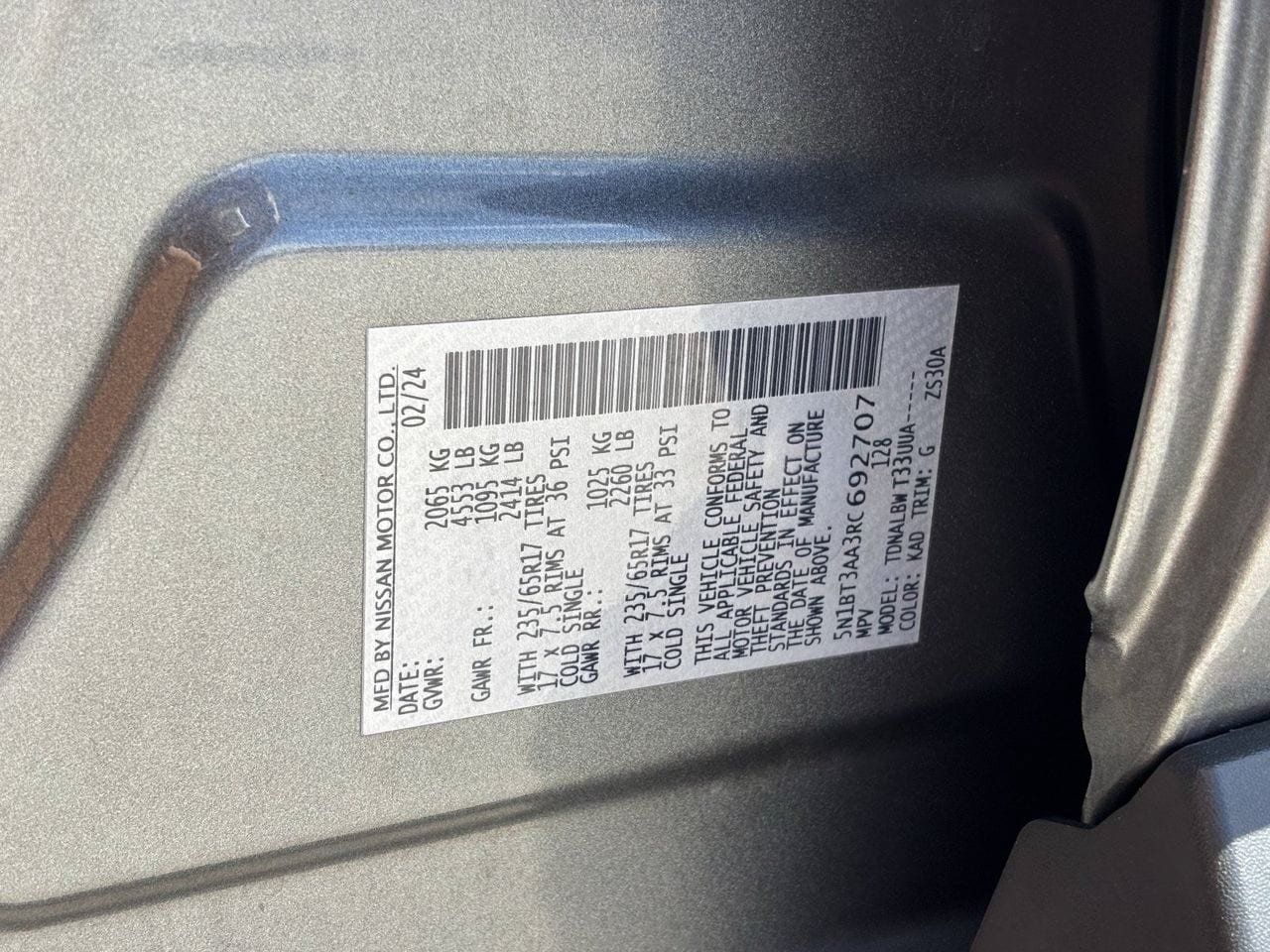 Used 2024 Nissan Rogue S FWD image 30