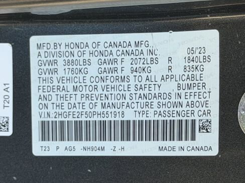 Used 2023 Honda Civic Sport image 27