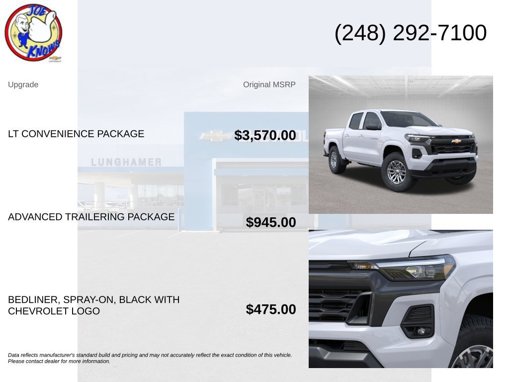 New 2026 Chevrolet Colorado LT w/ LT Convenience Package AWD/4WD image 5