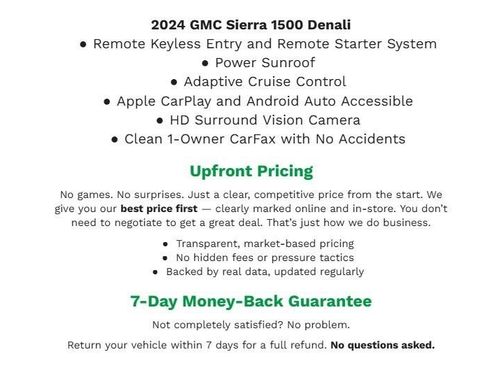 Used 2024 GMC Sierra 1500 Denali AWD/4WD image 1