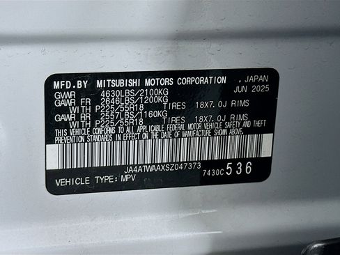 Used 2025 Mitsubishi Eclipse Cross SE AWD/4WD image 12