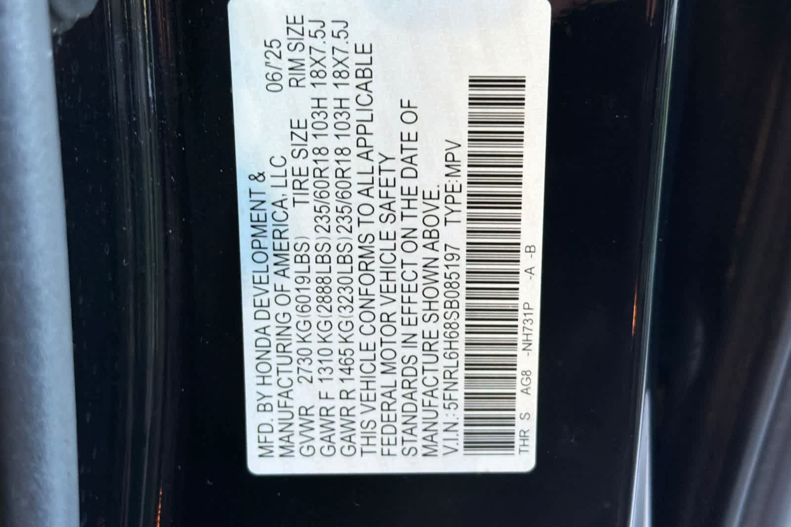 Used 2025 Honda Odyssey EX-L image 29
