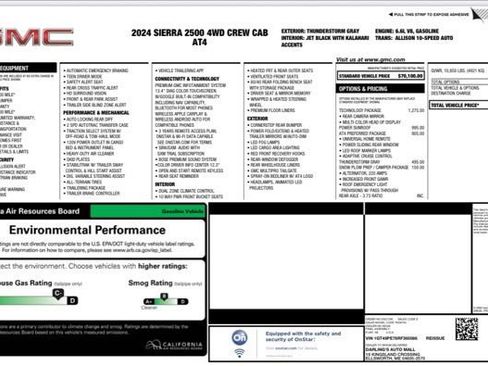 Used 2024 GMC Sierra 2500 AT4 w/ Technology Package AWD/4WD image 28