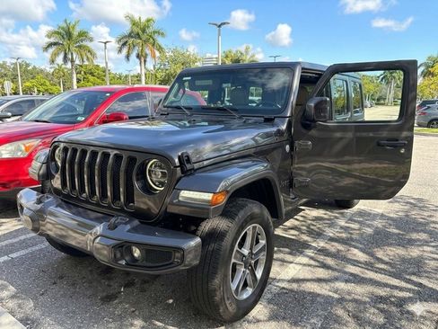 Used 2021 Jeep Wrangler Unlimited Sahara AWD/4WD image 1