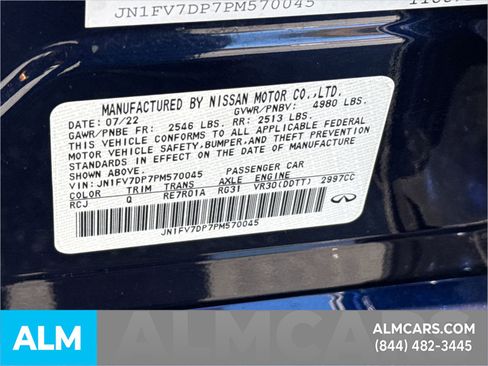 Used 2023 INFINITI Q50 Red Sport 400 image 41