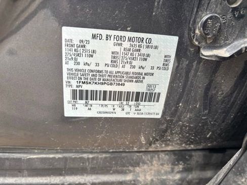 Used 2023 Ford Explorer ST-Line w/ Class IV Trailer Tow Package RWD image 12