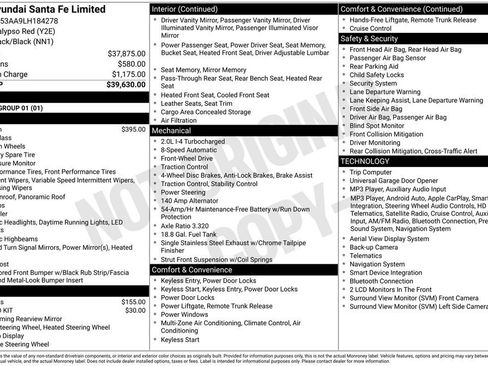 Used 2020 Hyundai Santa Fe Limited FWD image 2