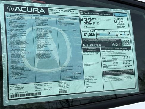 New 2026 Acura Integra A-Spec image 26