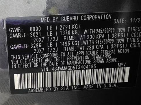 New 2026 Subaru Ascent Limited AWD/4WD image 44