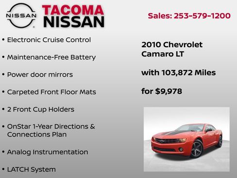 Used 2010 Chevrolet Camaro LT image 31