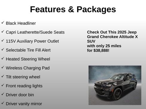 Used 2025 Jeep Grand Cherokee Altitude image 25