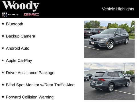 Used 2019 Volkswagen Tiguan S w/ Driver Assistance Package FWD image 3