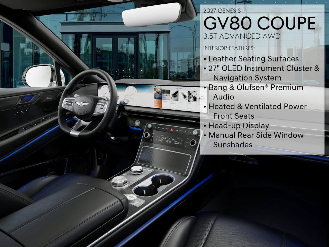 New 2027 Genesis GV80 3.5T Advanced AWD/4WD image 17