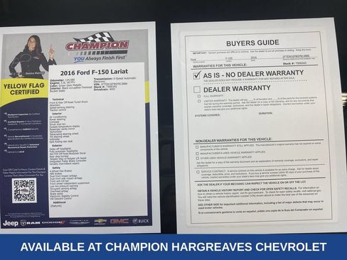 Used 2016 Ford F150 Lariat w/ Equipment Group 501A Mid AWD/4WD image 43