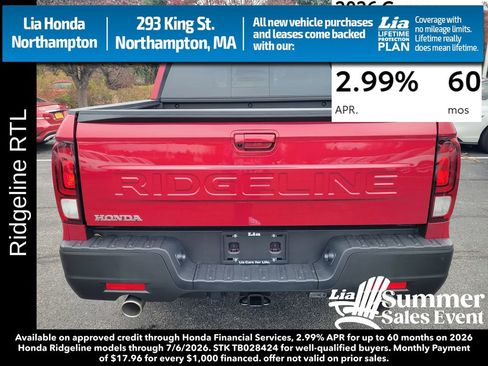 New 2026 Honda Ridgeline RTL image 4
