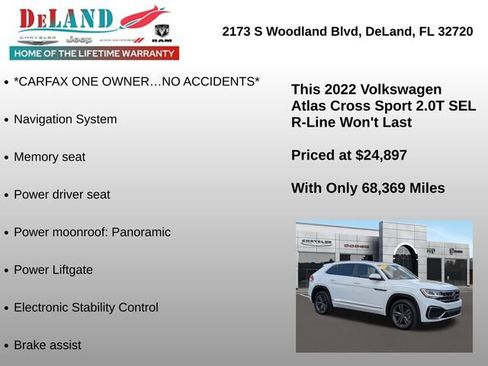Used 2022 Volkswagen Atlas Cross Sport SEL R-Line image 7