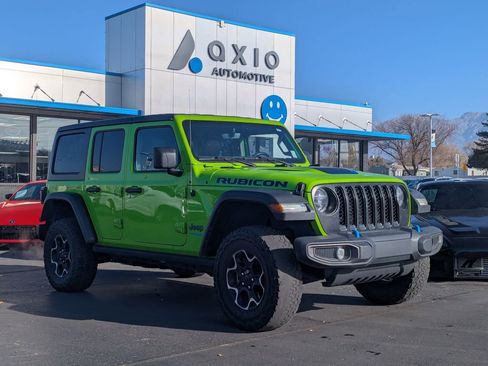Used 2021 Jeep Wrangler Unlimited Rubicon 4xe w/ Cold Weather Group AWD/4WD image 1
