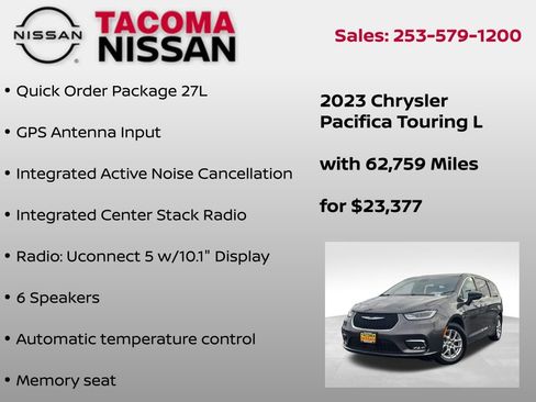 Used 2023 Chrysler Pacifica Touring-L image 6