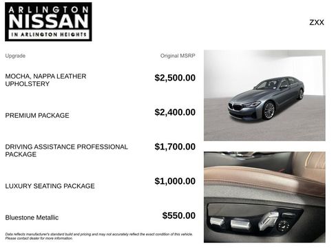 Used 2022 BMW 540i xDrive w/ Premium Package image 4