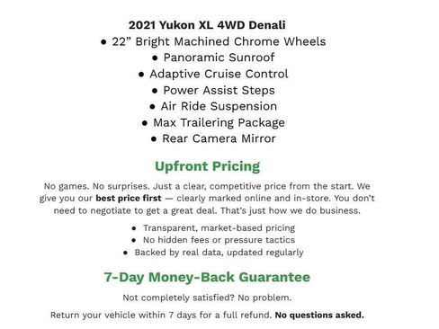 Used 2021 GMC Yukon XL Denali w/ Denali Premium Package image 2