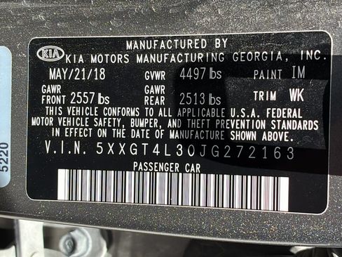 Used 2018 Kia Optima LX w/ 17" Alloy Wheels Package FWD image 27