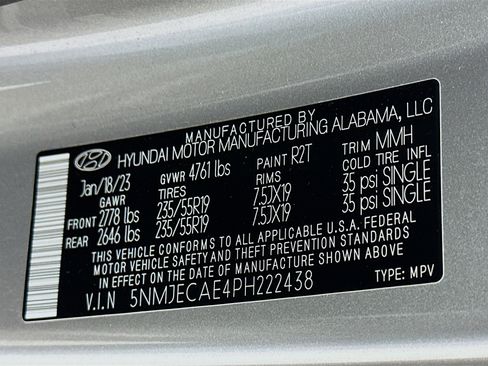 Certified 2023 Hyundai Tucson Limited w/ Cargo Package image 33